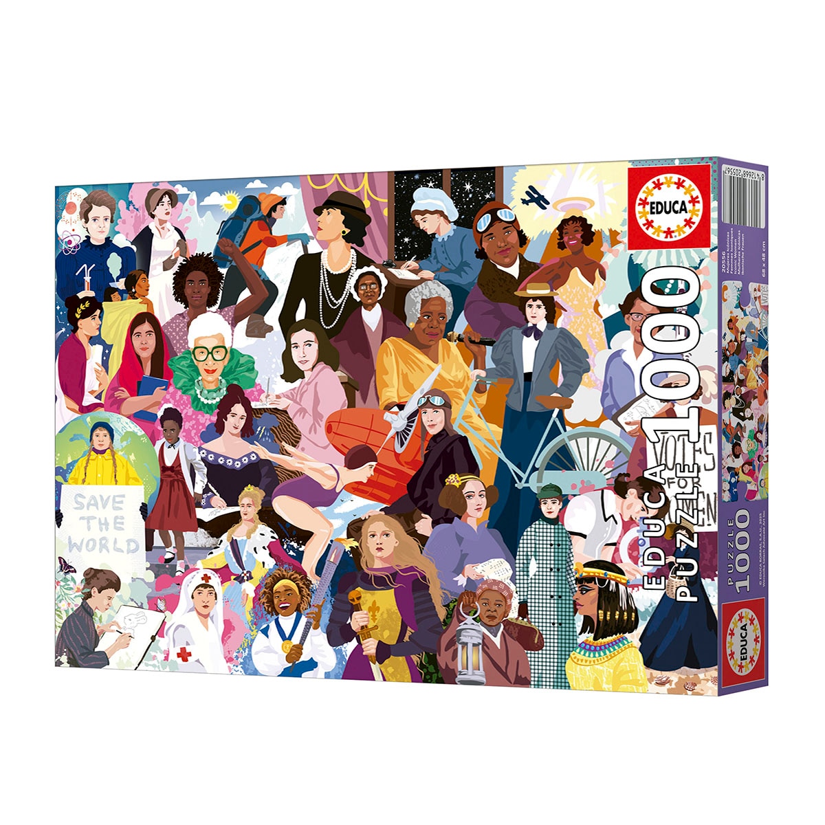Puzzle 1000 Mujeres Emblemáticas Educa 3