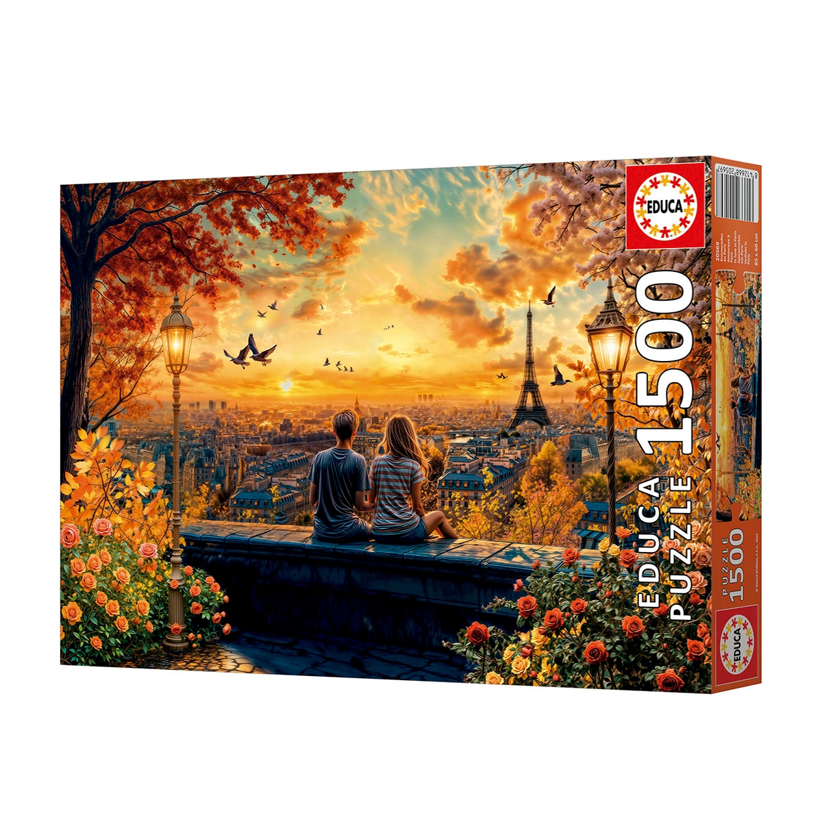Puzzle 1500 Enamorados En París Educa 3