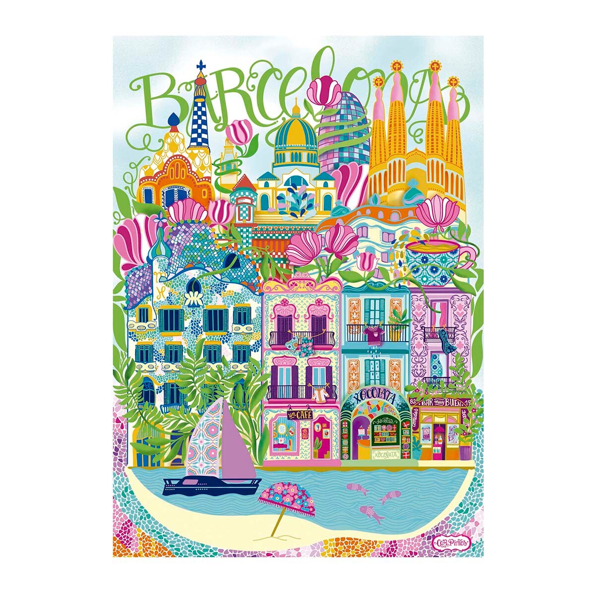 Puzzle 1000 Barcelona Educa 2