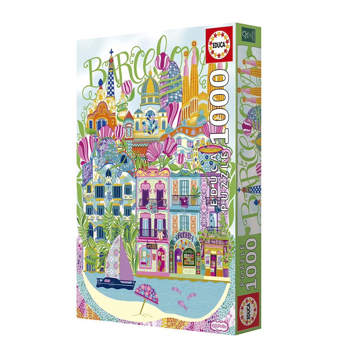 Puzzle 1000 Barcelona Educa 3