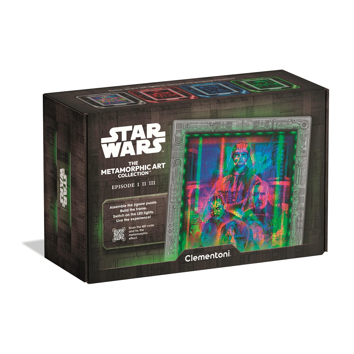 Imagen 0 de Puzzle 520 Star Wars Metamorphic EP.I II III Star Wars Clementoni