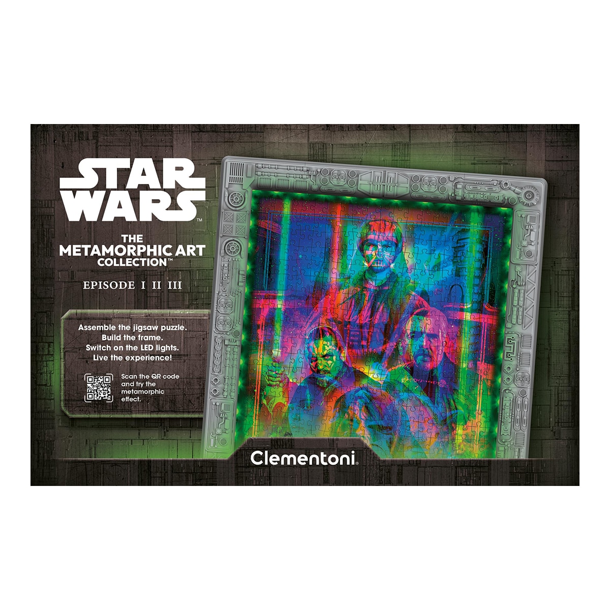 Puzzle 520 Star Wars Metamorphic EP.I II III Star Wars Clementoni 2