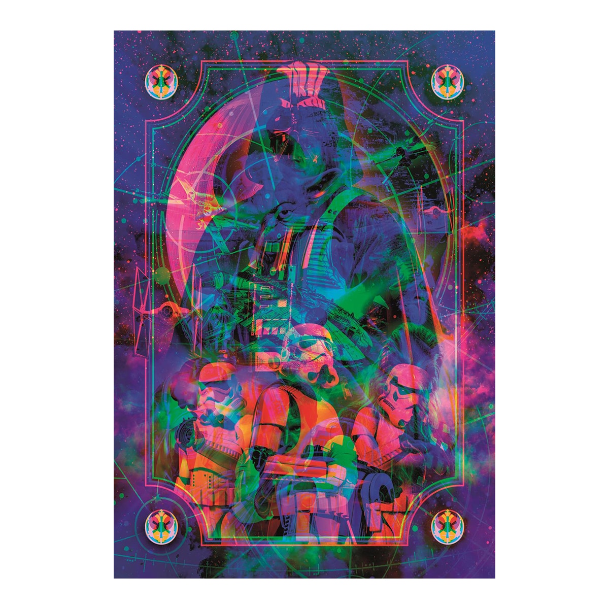 Puzzle 520 Star Wars Metamorphic EP.IV V VI Star Wars Clementoni 8