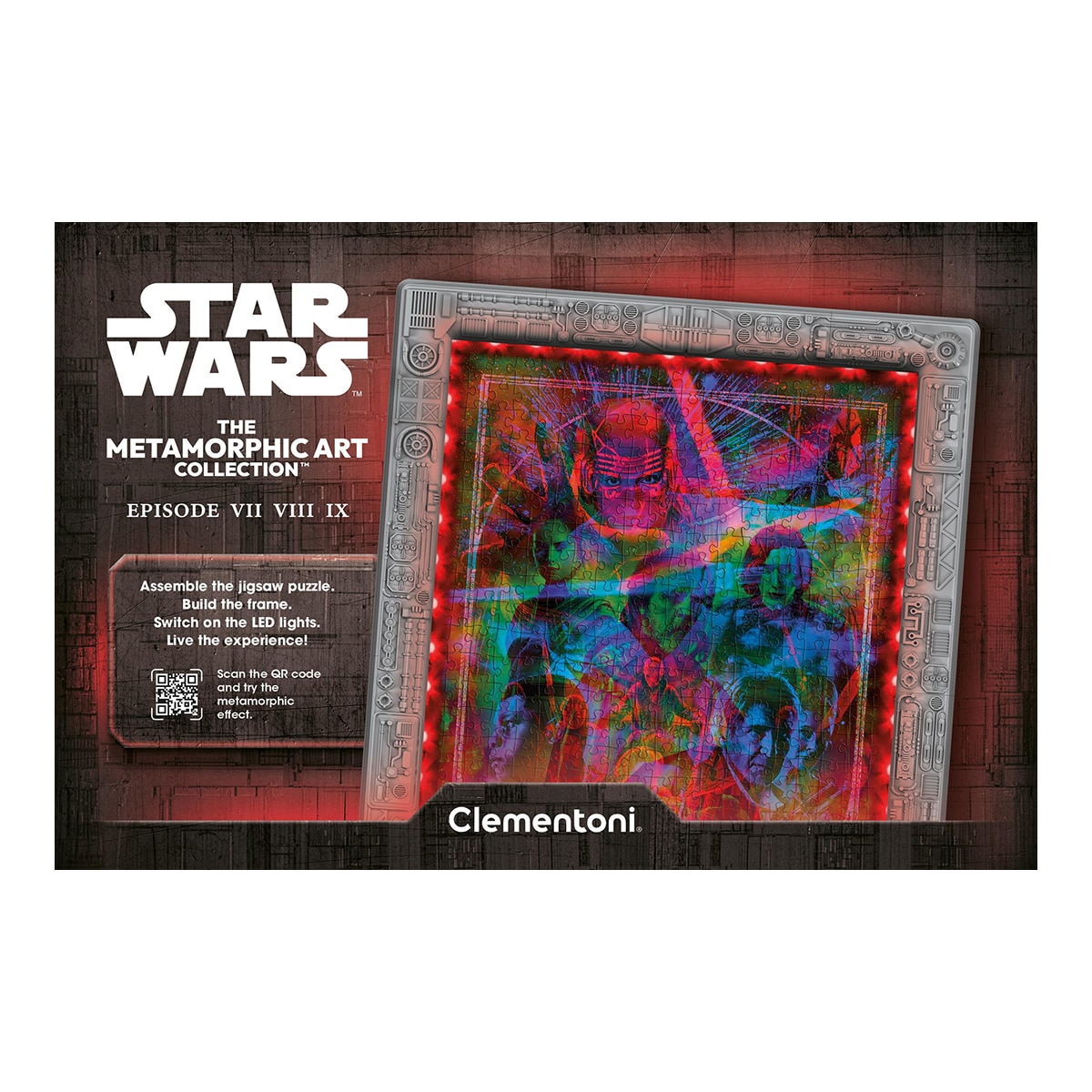 Puzzle 520 Star Wars Metamorphic EP.VII VIII IX Star Wars Clementoni 2