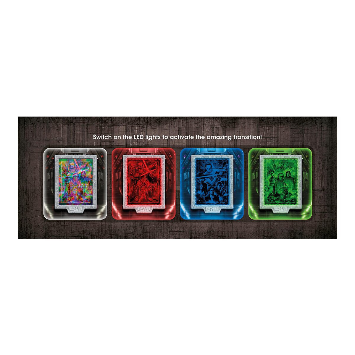 Puzzle 520 Star Wars Metamorphic EP.VII VIII IX Star Wars Clementoni 4