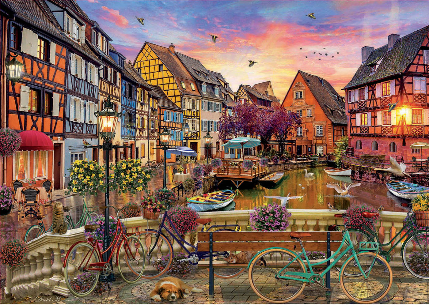 Puzzle Canal de Colmar de 3000 Peças 2