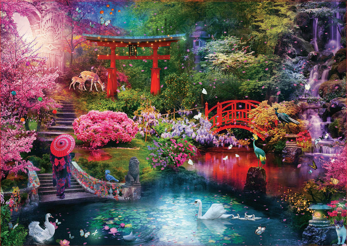 Puzzle Jardím Japones de 3000 Peças 2