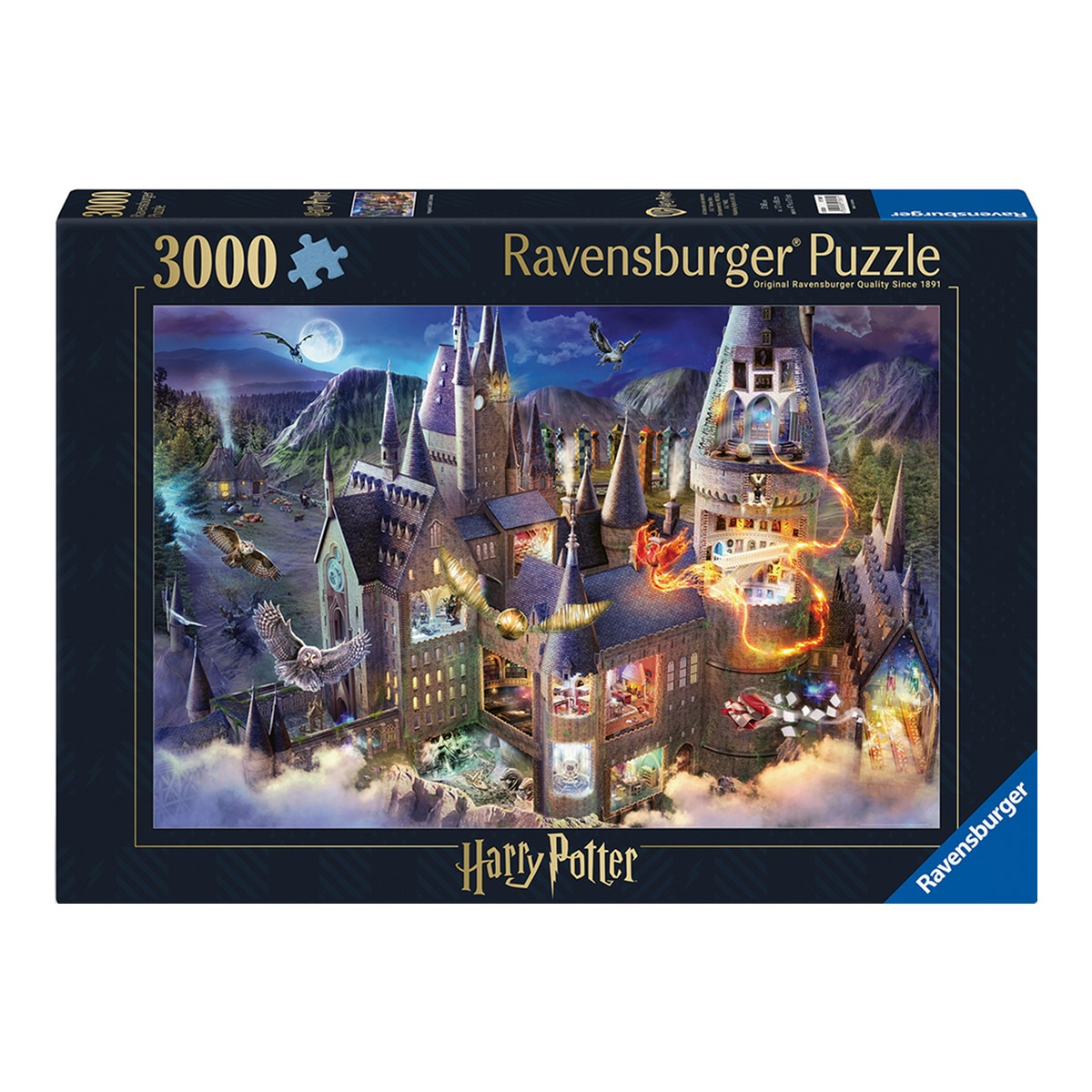 Ravensburger – Puzzle 3000 Piezas Harry Potter Castillo De Hogwarts Ravensburger.