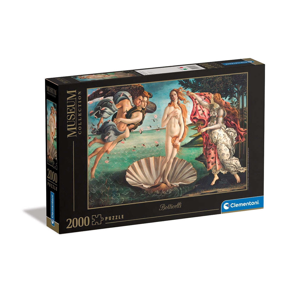 Clementoni - Puzzle 2000 Museum Botticelli "El Nacimiento De Venus" Clementoni