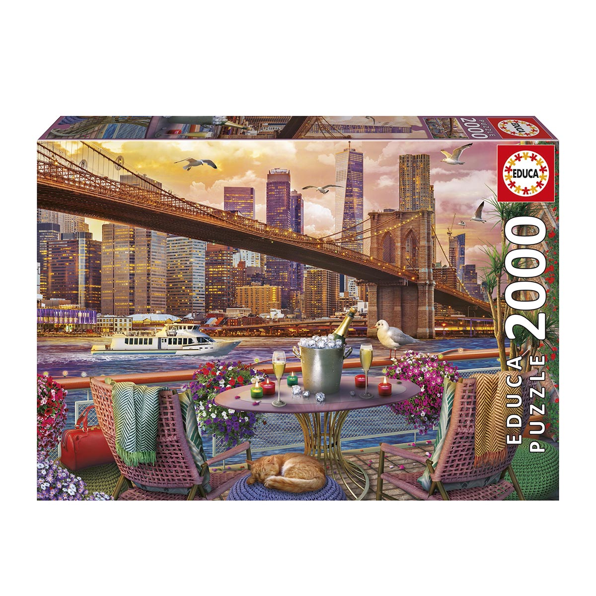 EDUCA - Puzzle 2000 Romance En Ny Educa.