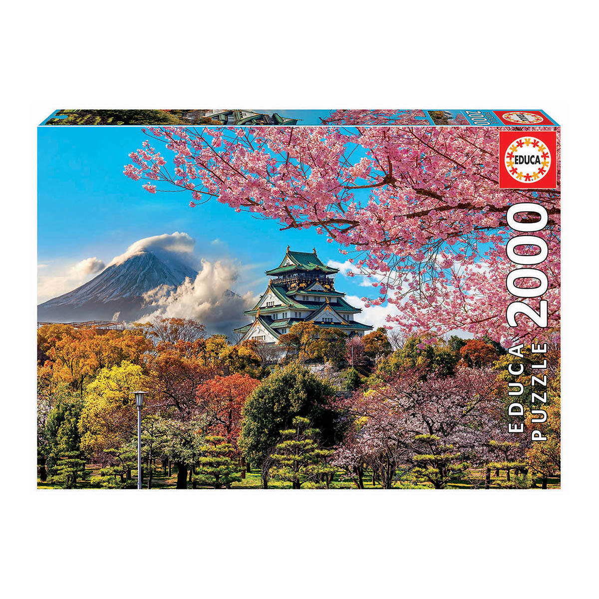 EDUCA - Puzzle 2000 Castillo De Osaka, Japón Educa.