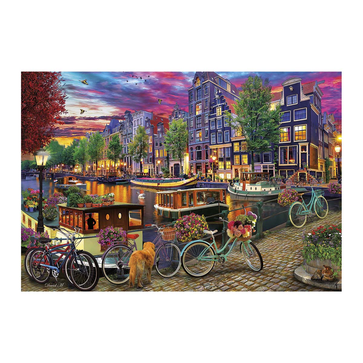 Imagen 2 de Puzzle 6000 Bicicletas En Ámsterdam Educa