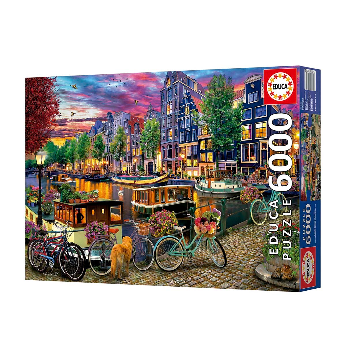 Imagen 4 de Puzzle 6000 Bicicletas En Ámsterdam Educa