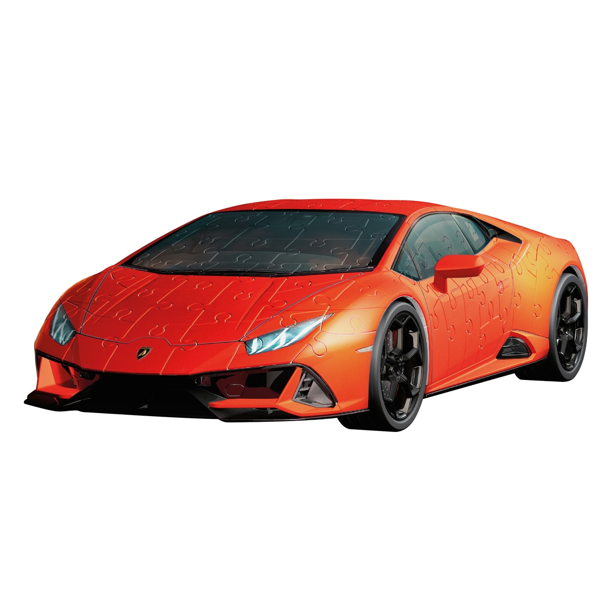 Puzzle 3D Lamborghini Laranja 2