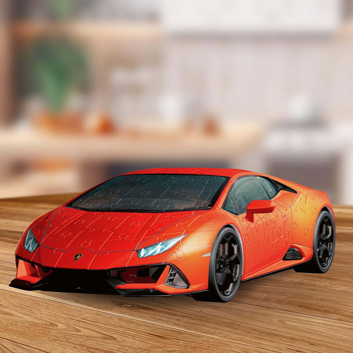 Puzzle 3D Lamborghini Laranja 5