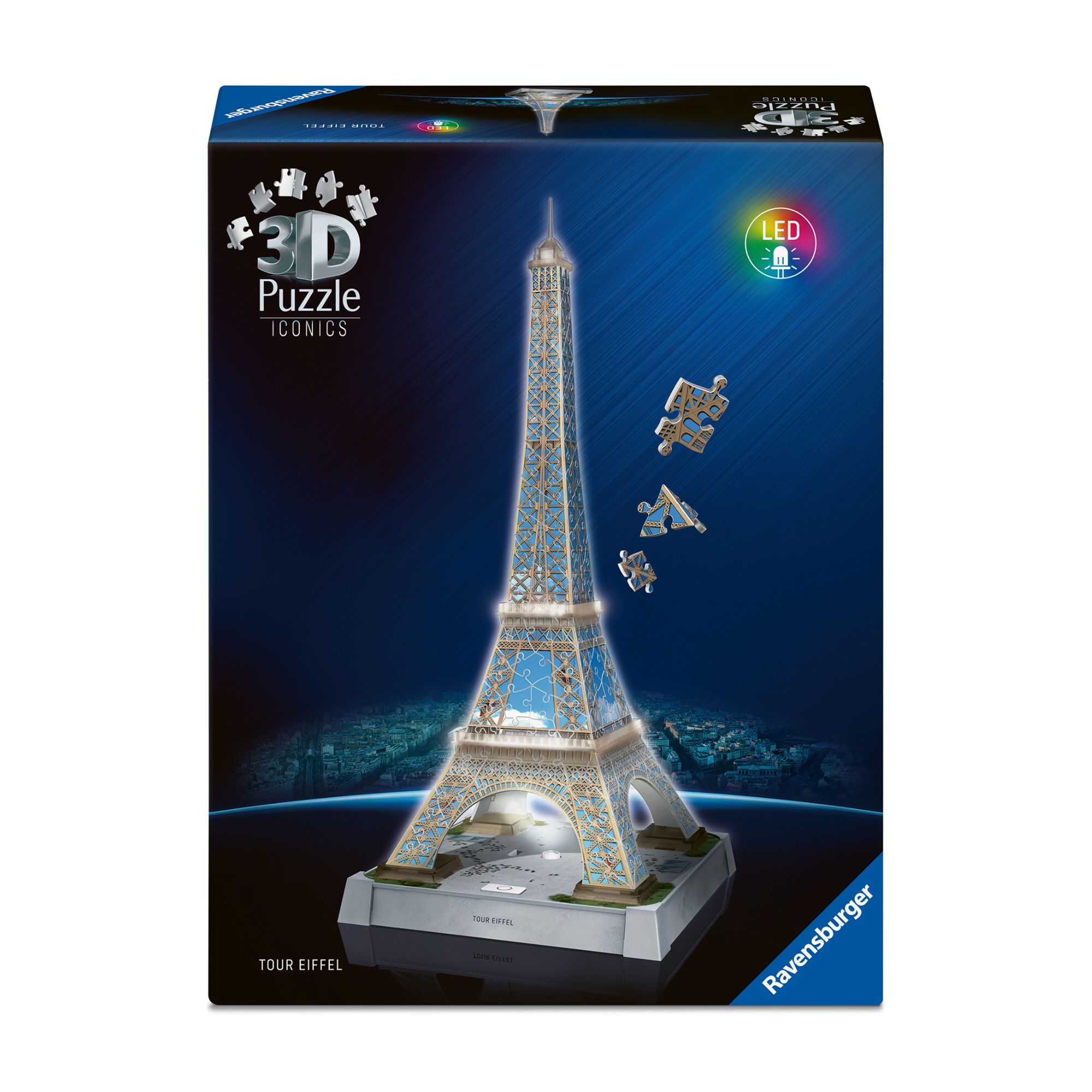 Puzzle 3D Iconics Torre Eiffel de 243 Peças 10