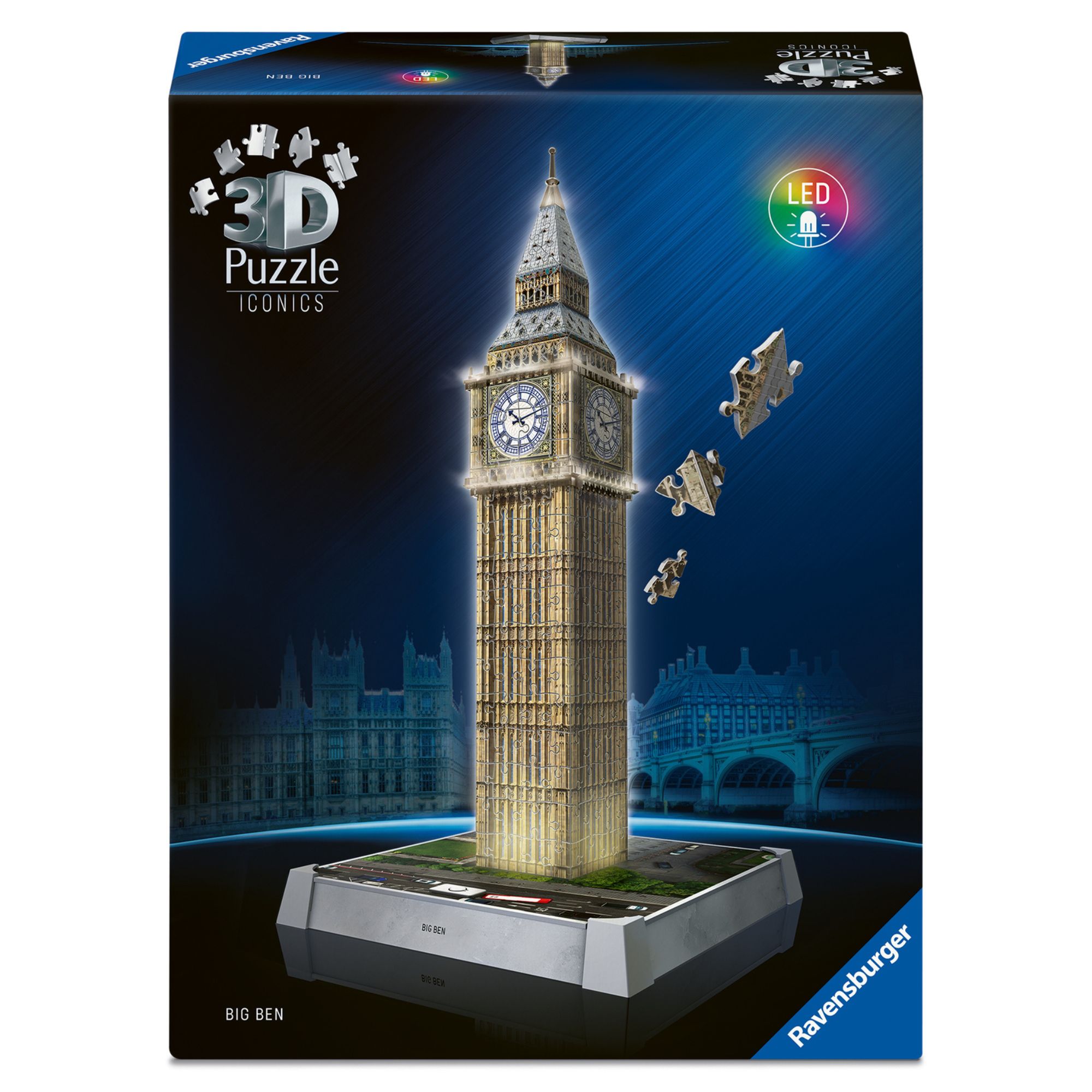 Puzzle 3D Monumentos Icónicos Big Ben 216 peças 3