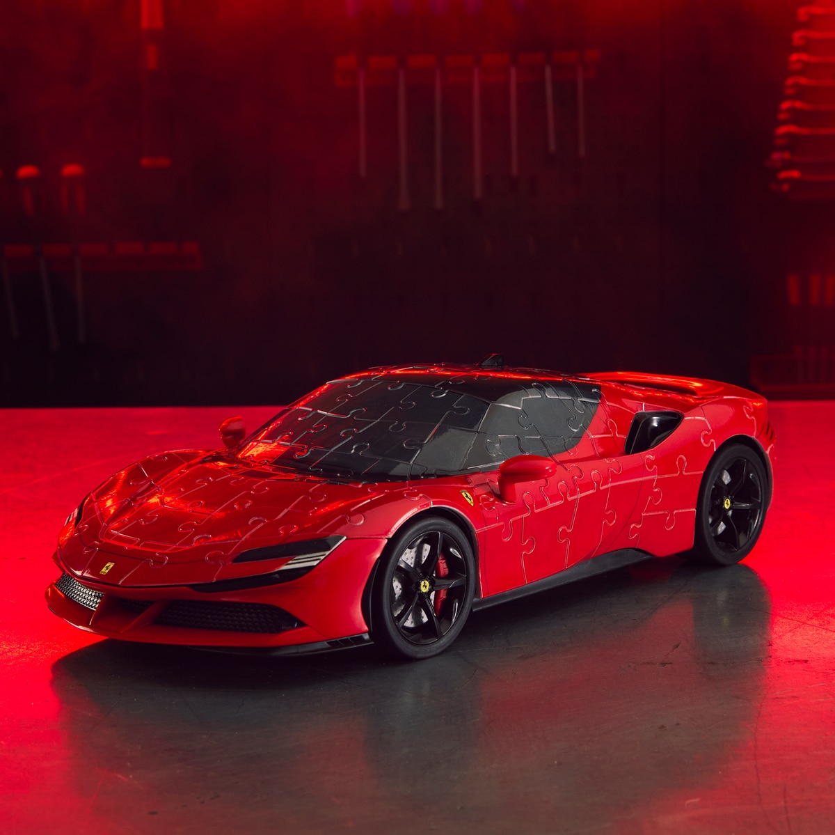 Puzzle Ferrari SF90 3D 108 Peças 2