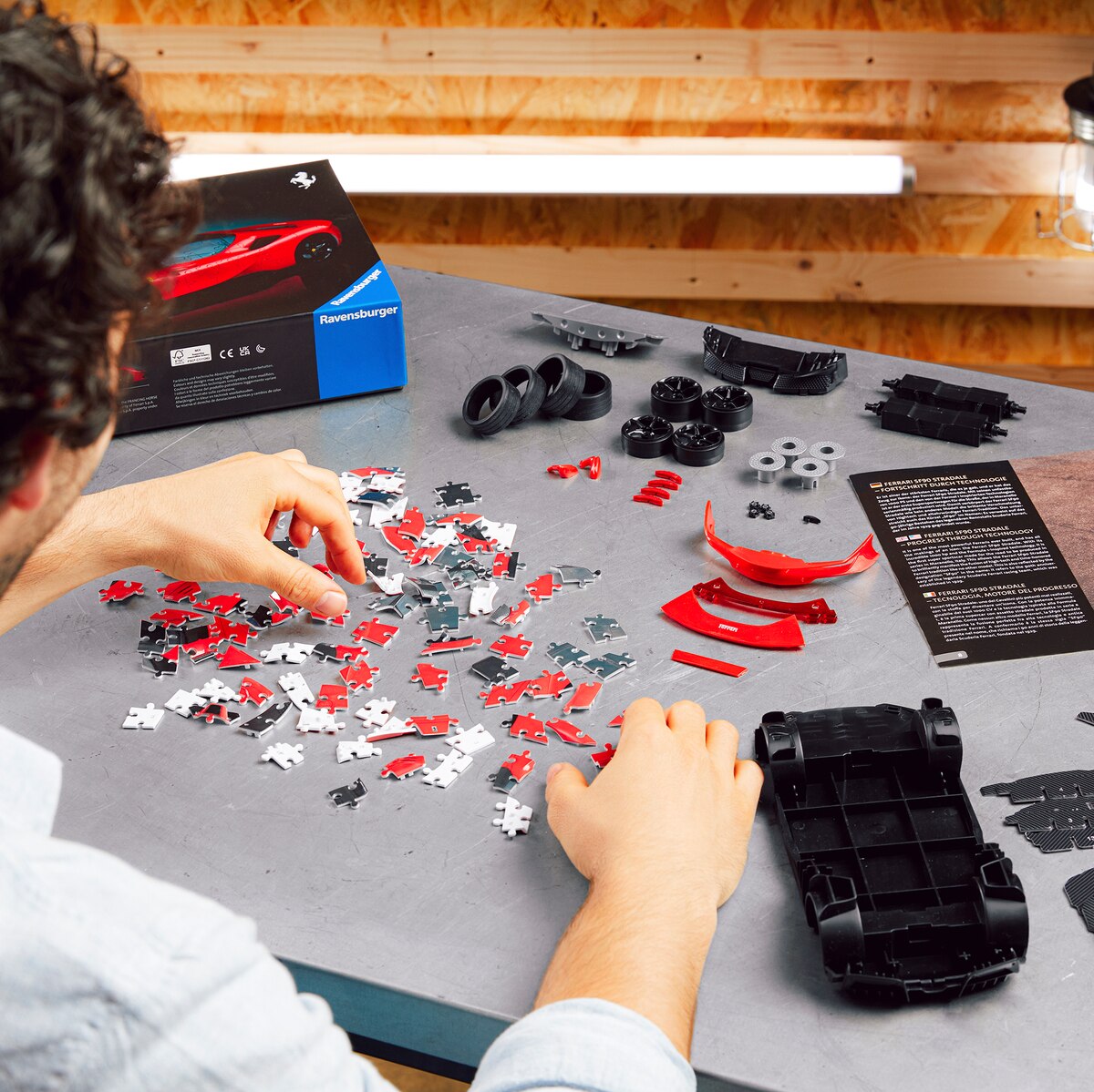 Puzzle Ferrari SF90 3D 108 Peças 3