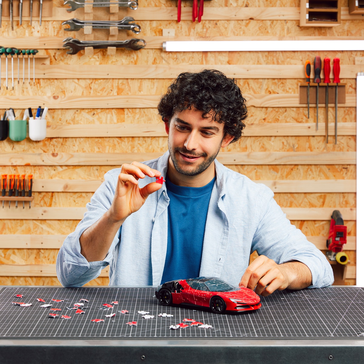 Puzzle Ferrari SF90 3D 108 Peças 5