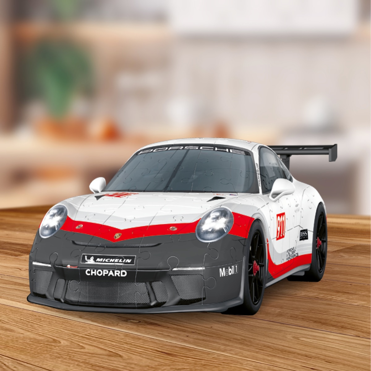 Puzzle 3D Porsche 911 GT3 Cup 108 Peças 6