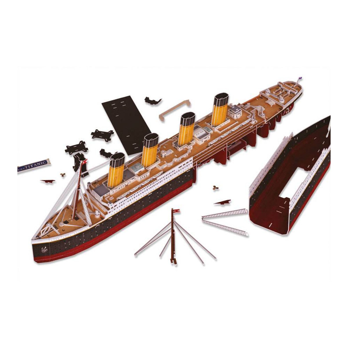 Puzzle 3D barco RMS Titanic con iluminación led Revell 6