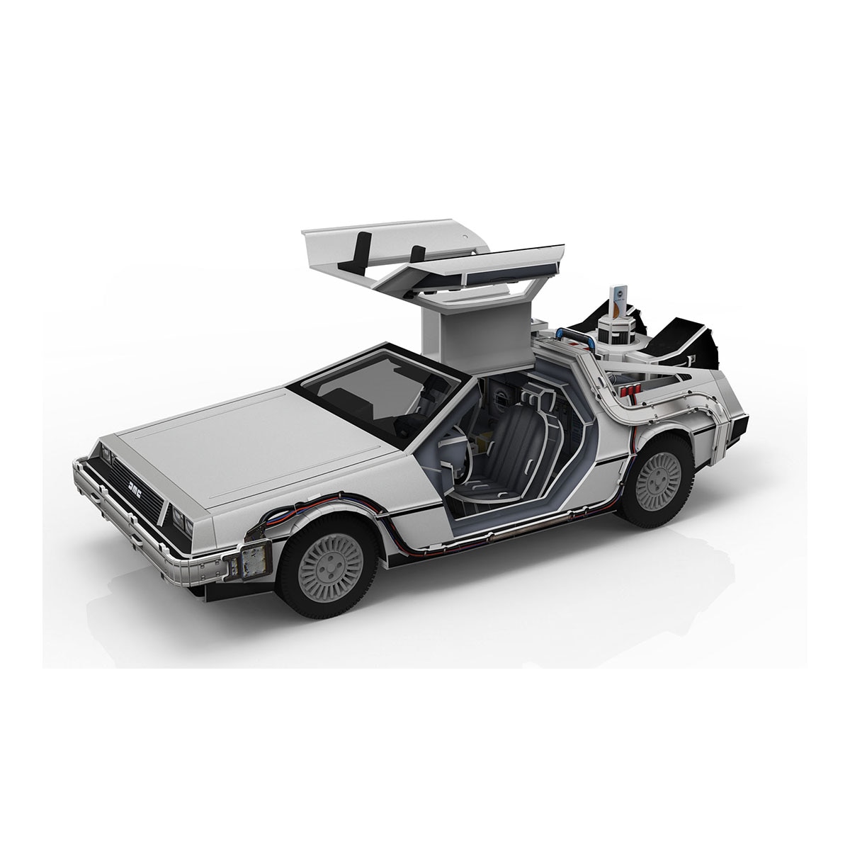 Puzzle 3D Coche De Lorean Regreso al Futuro Revell 4