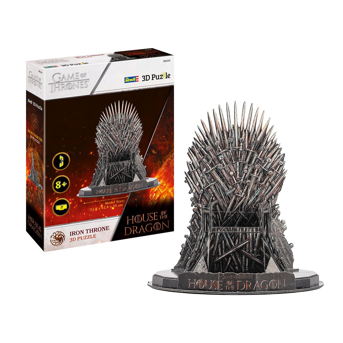 Revell - Puzzle 3D Diorama Iron Throne House of the Dragon Revell