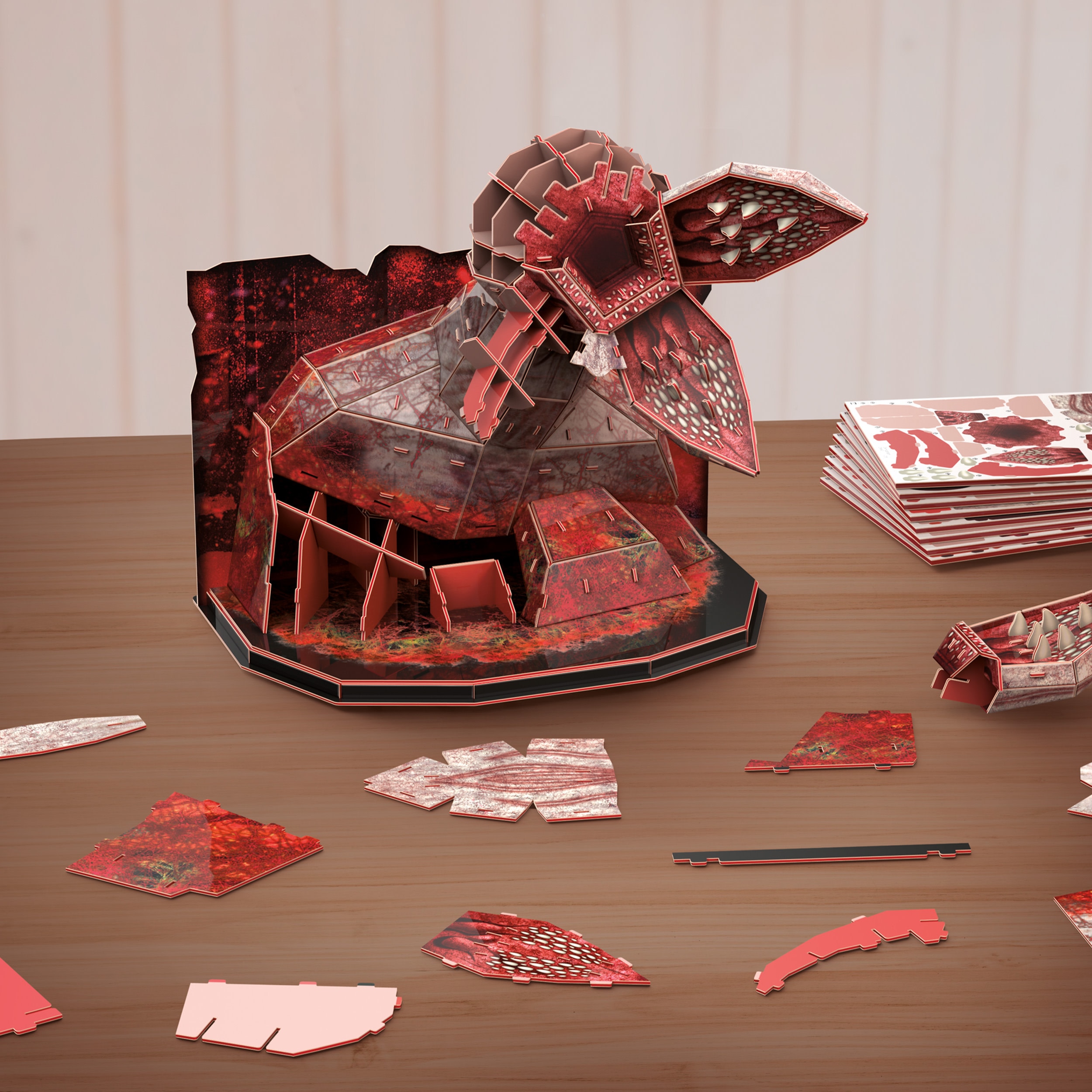 Puzzle Stranger Things Demogorgon 4D Build 4