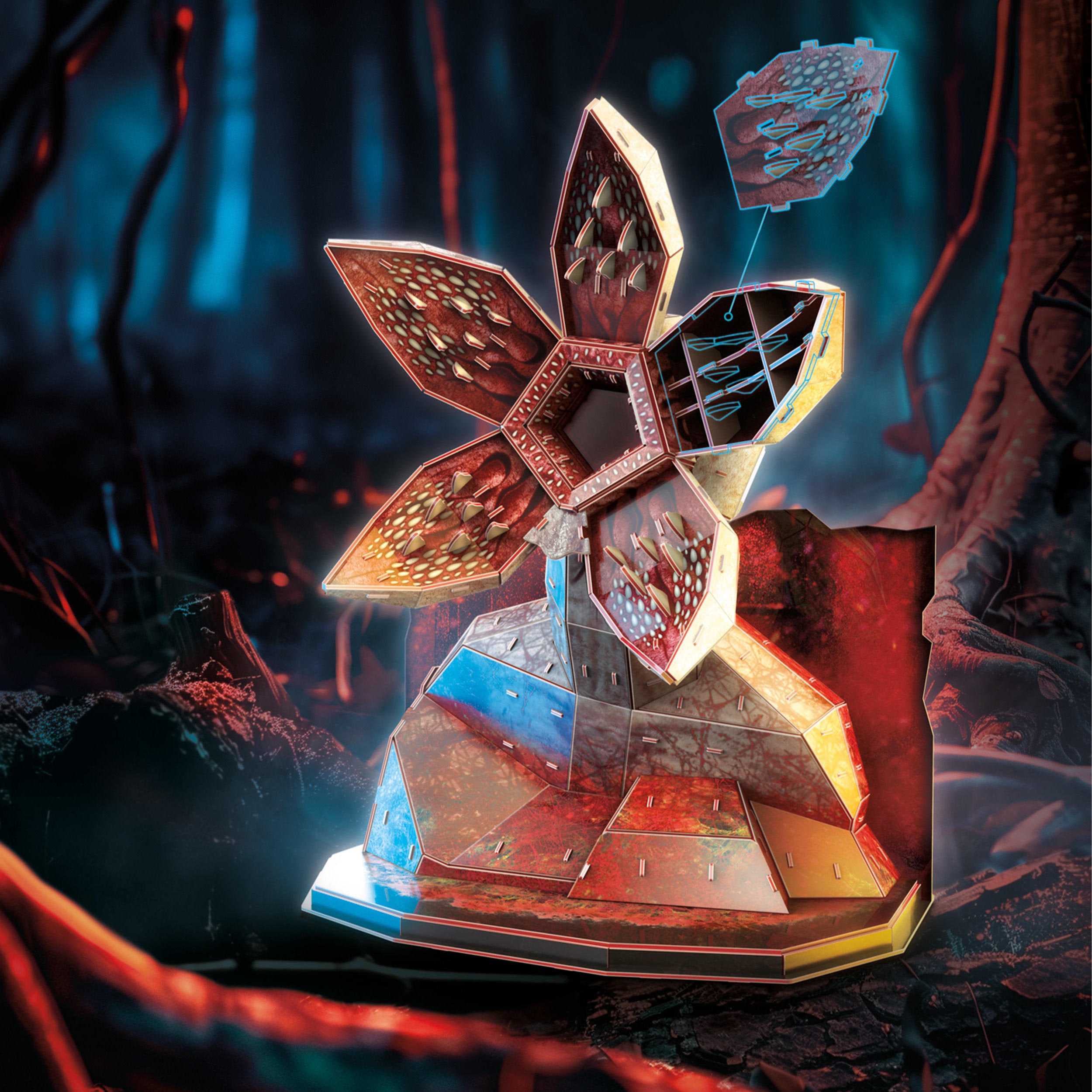 Puzzle Stranger Things Demogorgon 4D Build 5