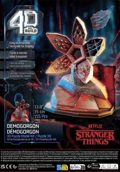 Puzzle Stranger Things Demogorgon 4D Build 7
