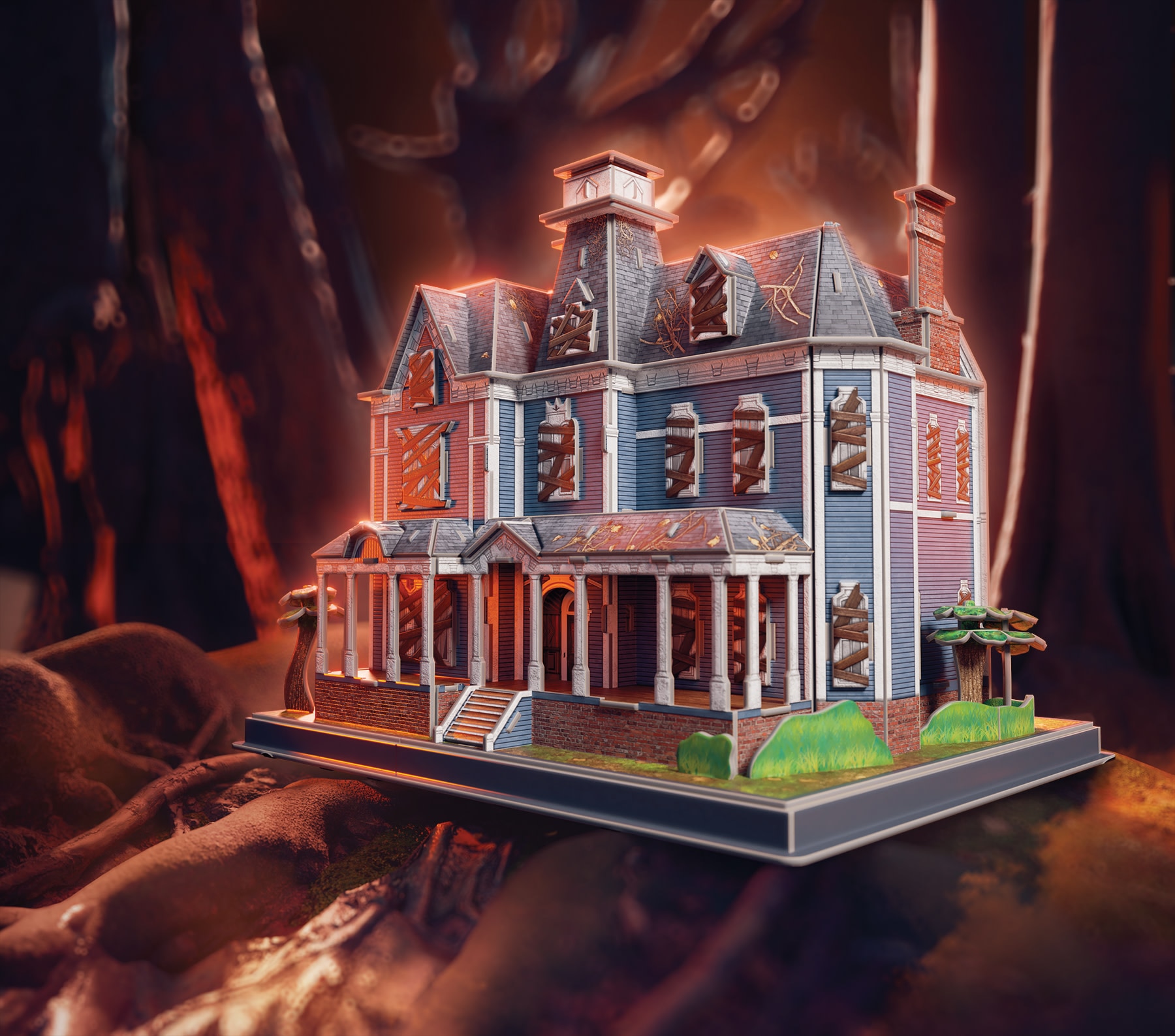 Puzzle - Stranger Things Casa de Vecna - 4D Build 2