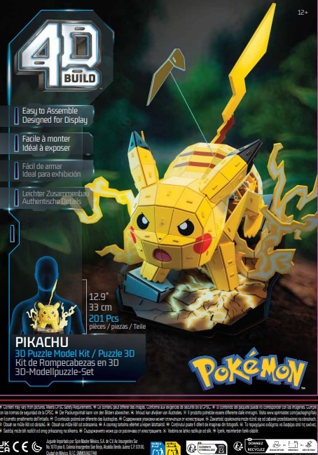 Puzzle - Pokémon Pikachu - 4D Build 7