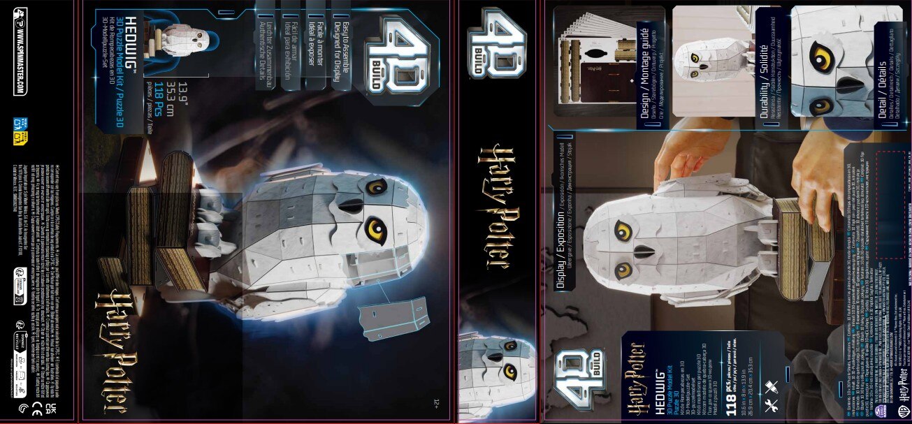 Puzzle - Harry Potter Hedwig - 4D Build 7