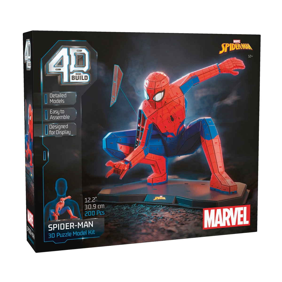 Spin Master – Puzzle – Marvel Spider Man – 4D Build.
