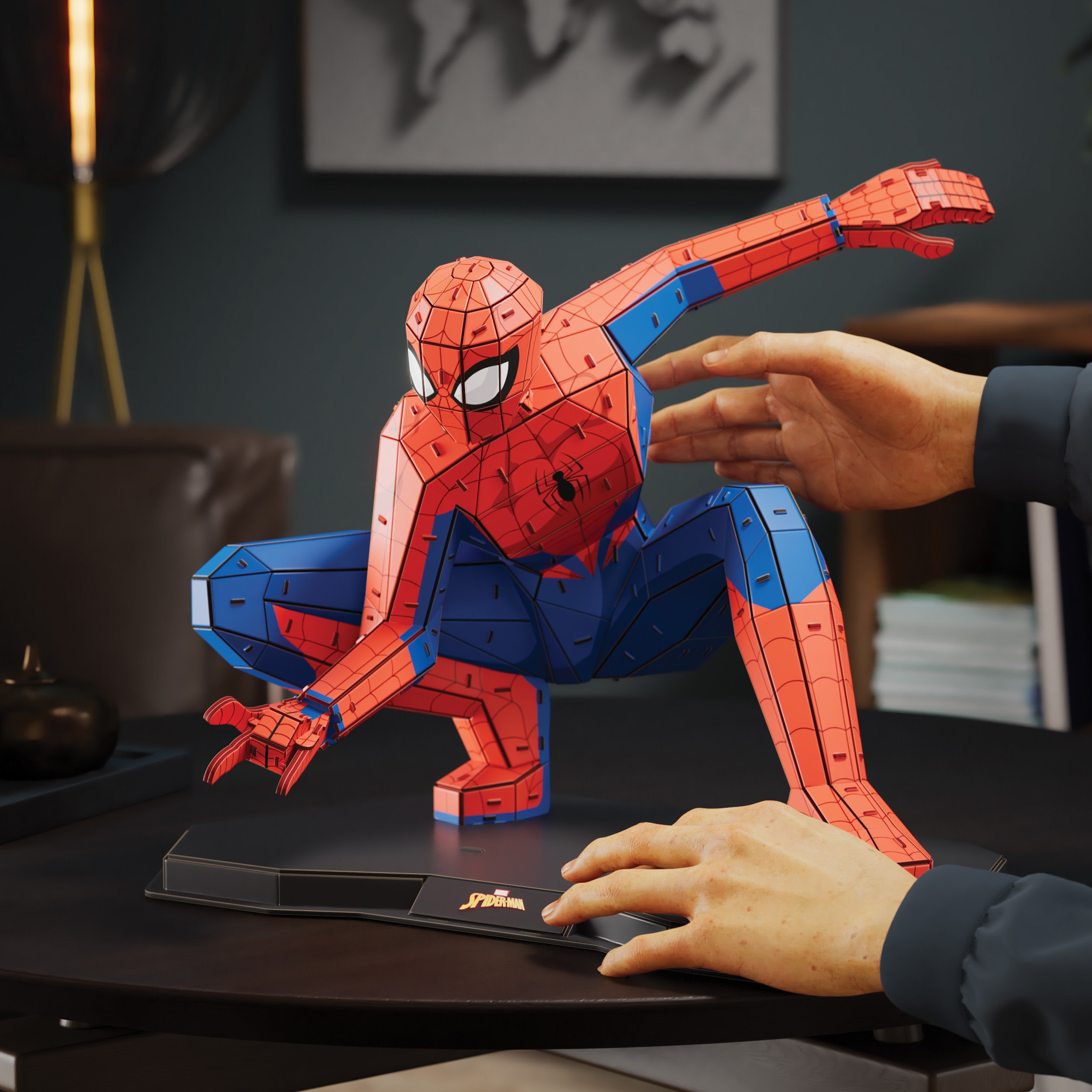 Puzzle Marvel Spider Man 4D Build 3
