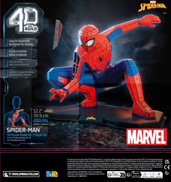 Puzzle Marvel Spider Man 4D Build 8