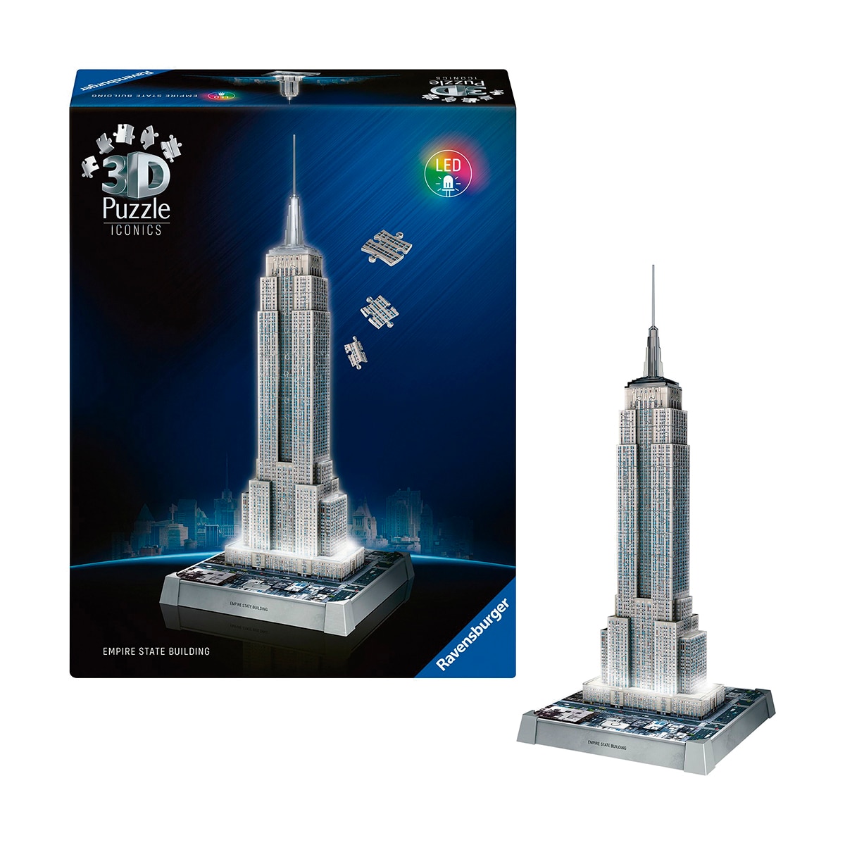 Ravensburger – Puzzle 3D Empire Sate Con Luz Ravensburger.