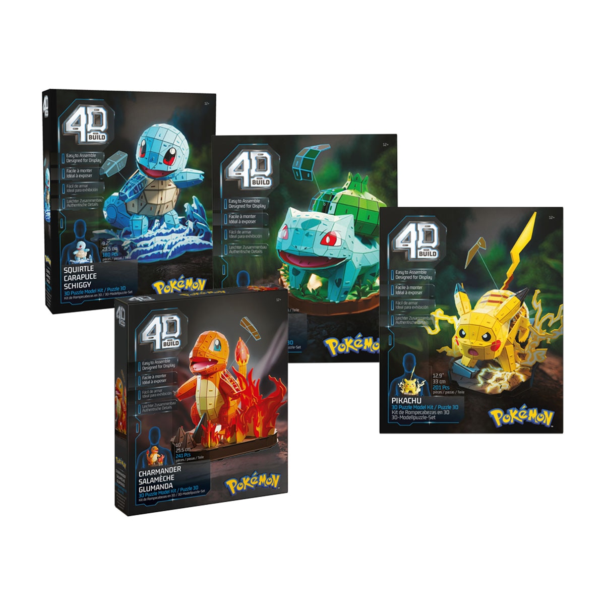 Imagen 0 de Puzzle 4D Pokémon Spin Master modelos surtidos