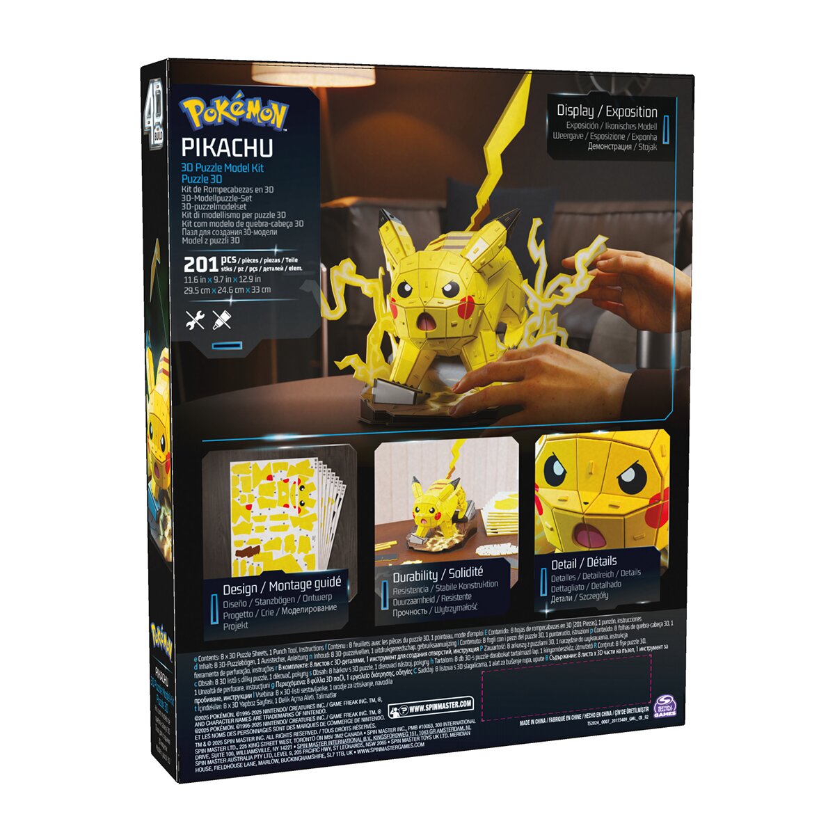Puzzle 4D Pokémon Spin Master modelos surtidos 11