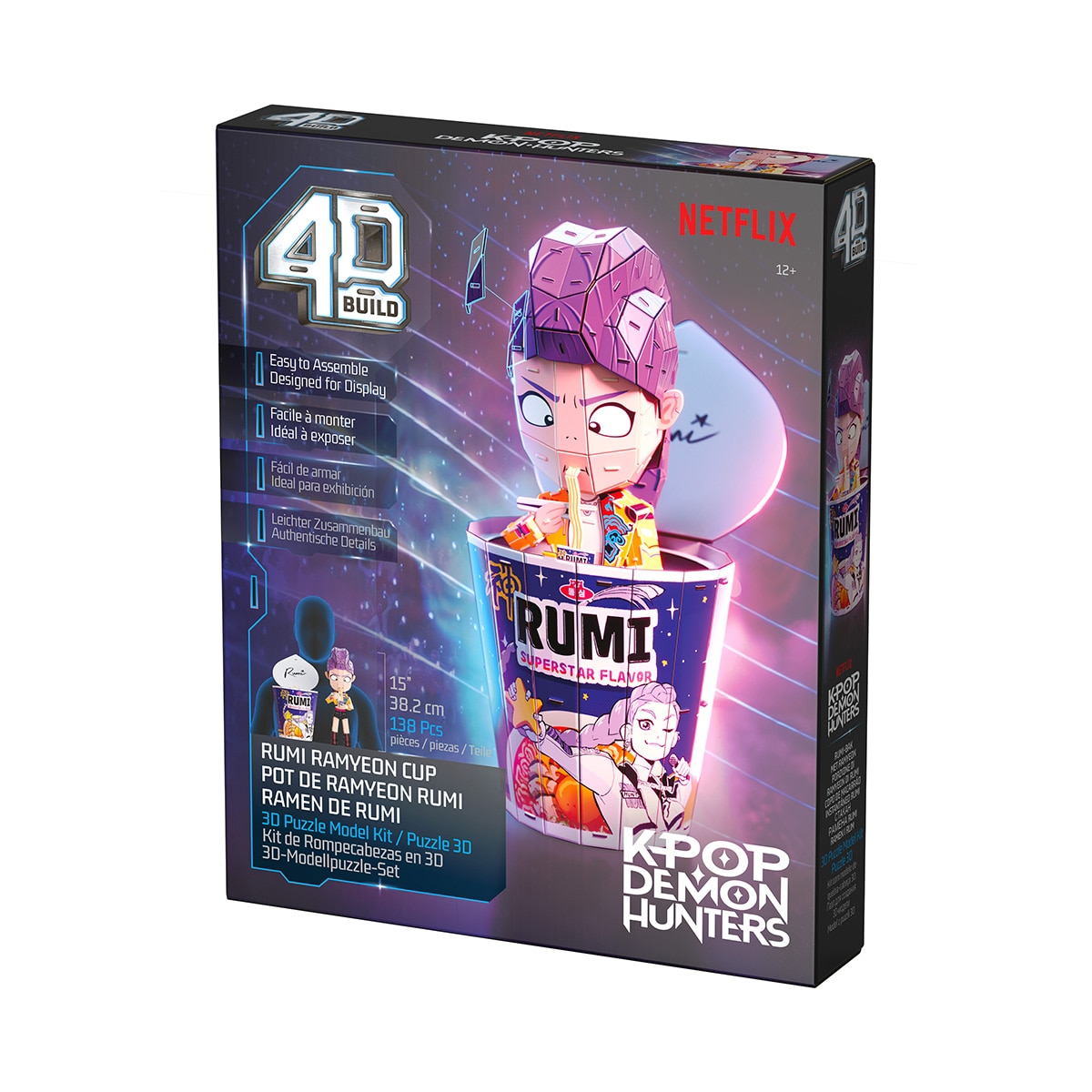 Puzzle 4D K-Pop Rumi Ramen Cup K-Pop Demon Hunter Spin Master 5
