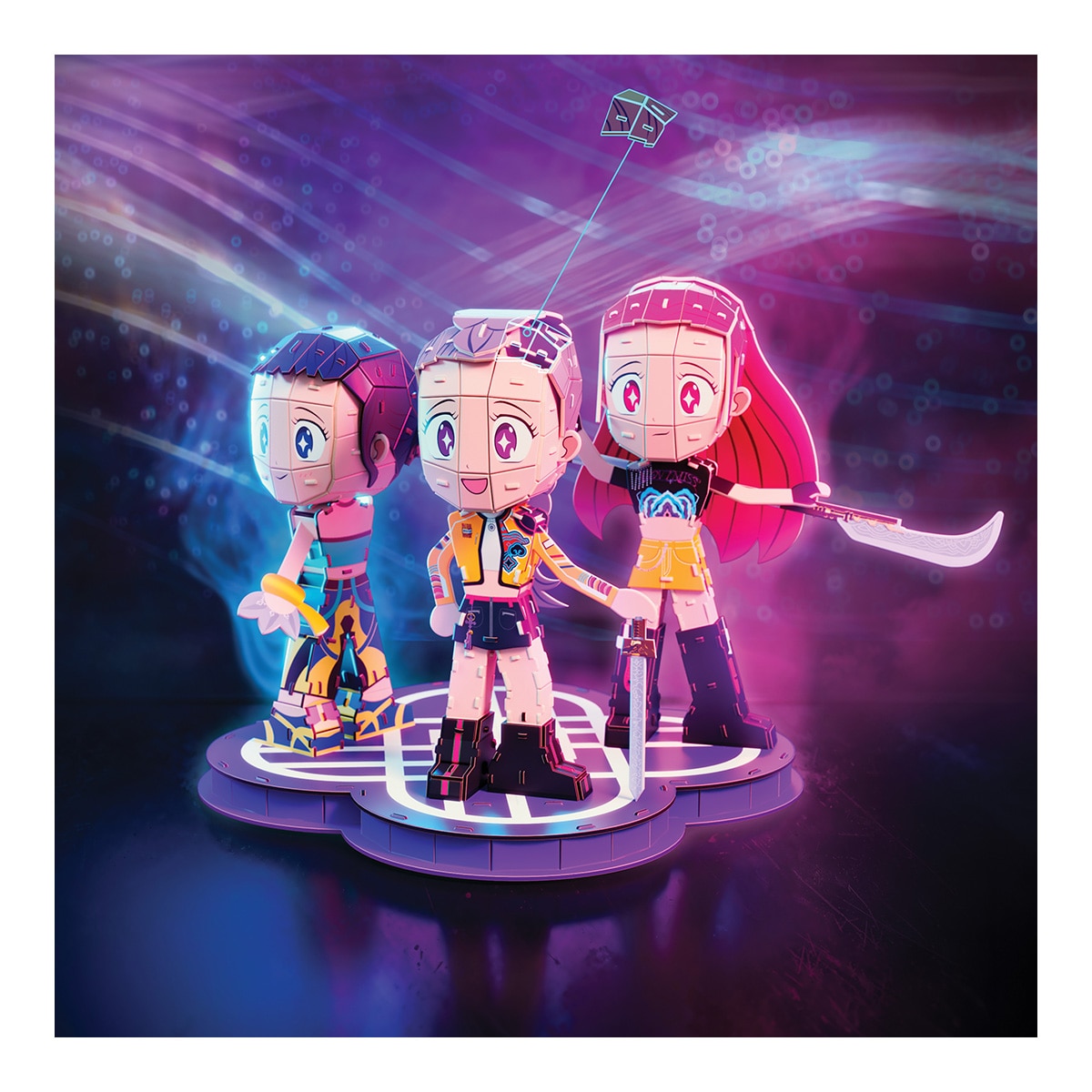 Puzzle 4D K-Pop Huntrix K-Pop Demon Hunter Spin Master 3