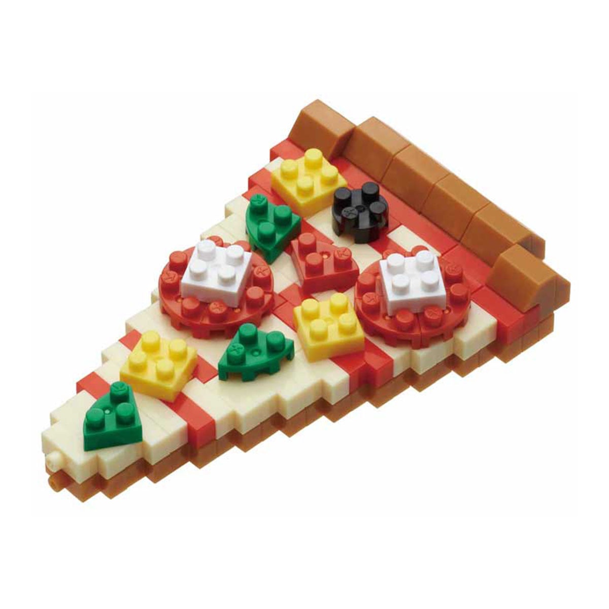 NanoBlock - Juguete con piezas Nanoblock Pizza Kawada.