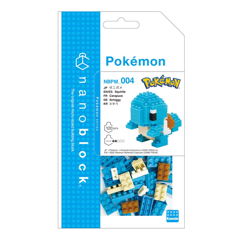 Juguete con piezas Nanoblock Squirtle Kawada 2