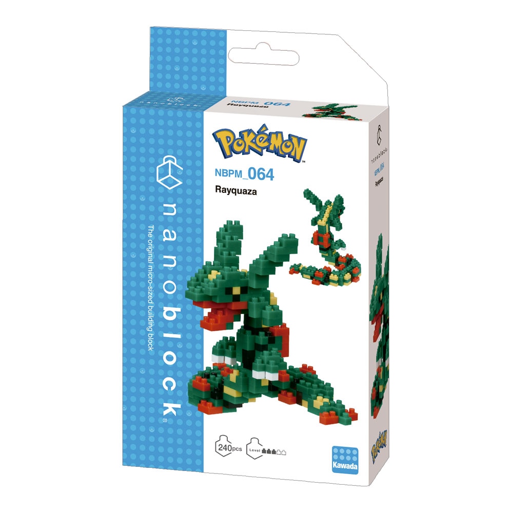 Juguete con piezas Nanoblock Rayquaza Kawada 2