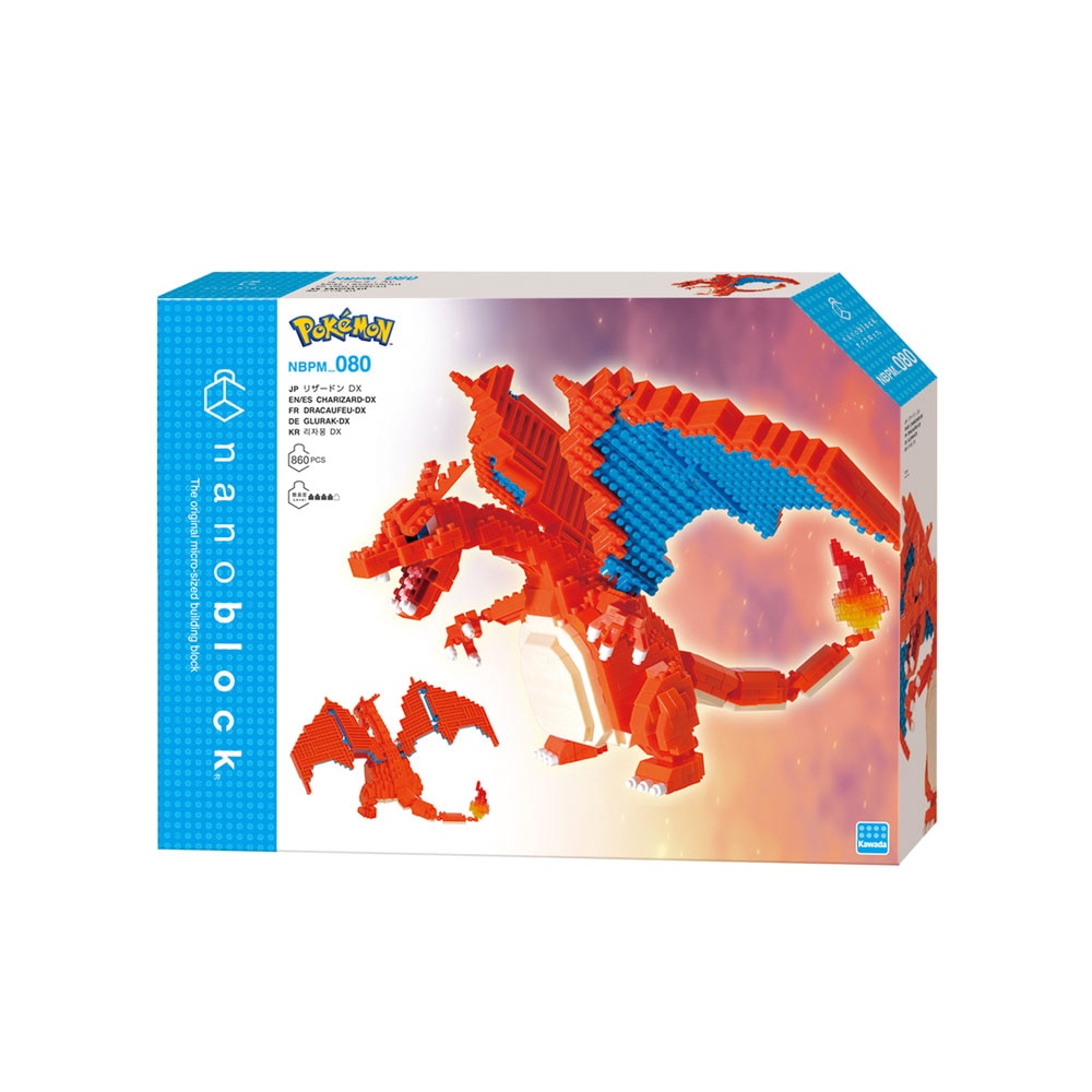 Juguete con piezas Nanoblock Charizard Kawada 2