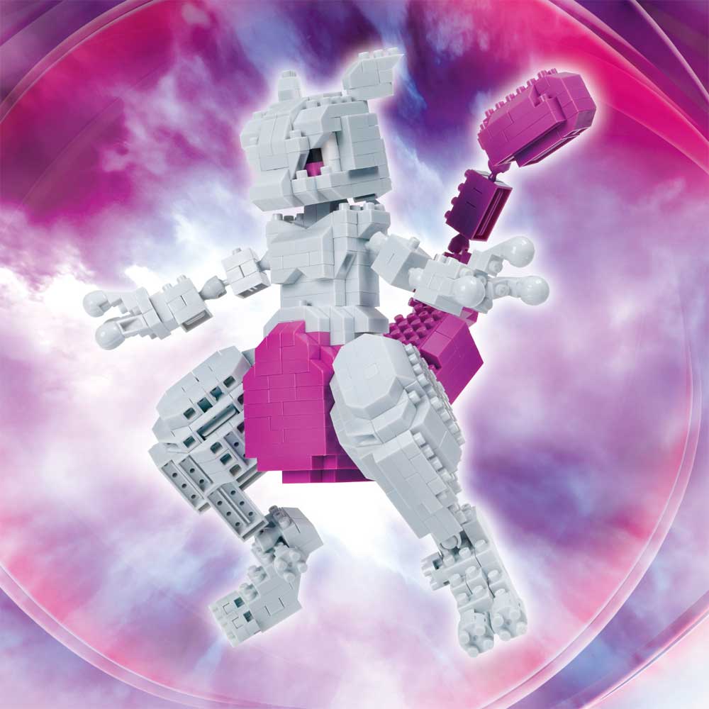 Juguete con piezas Nanoblock Mewtwo Deluxe Kawada 5