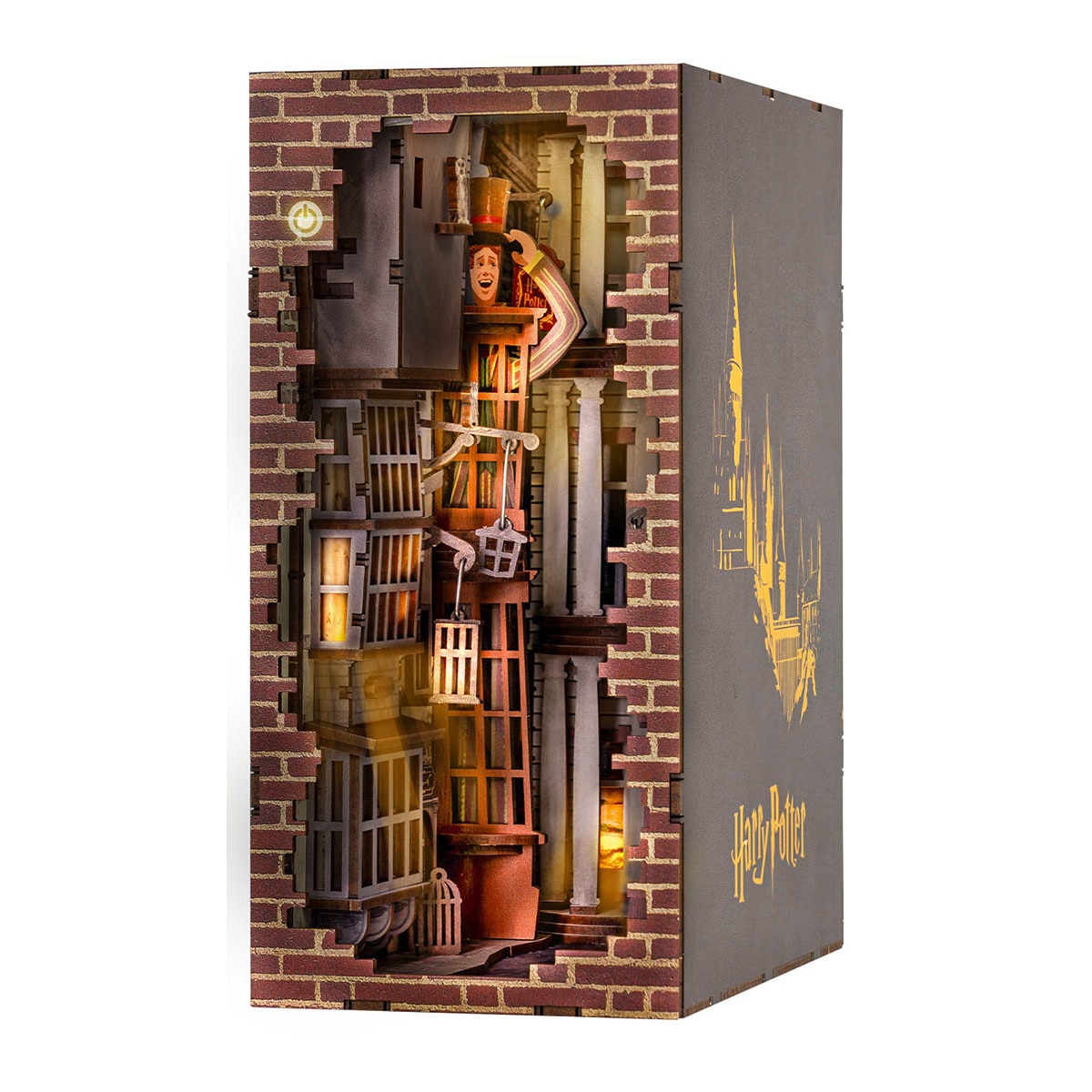 Sujeta libros con luz para montar Diagon Alley Harry Potter Revell 3