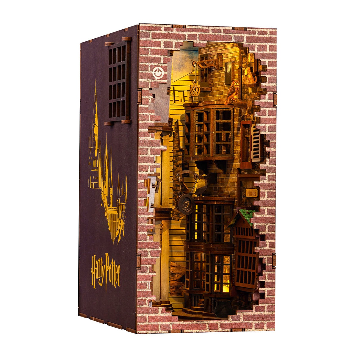 Sujeta libros con luz para montar Diagon Alley Harry Potter Revell 4