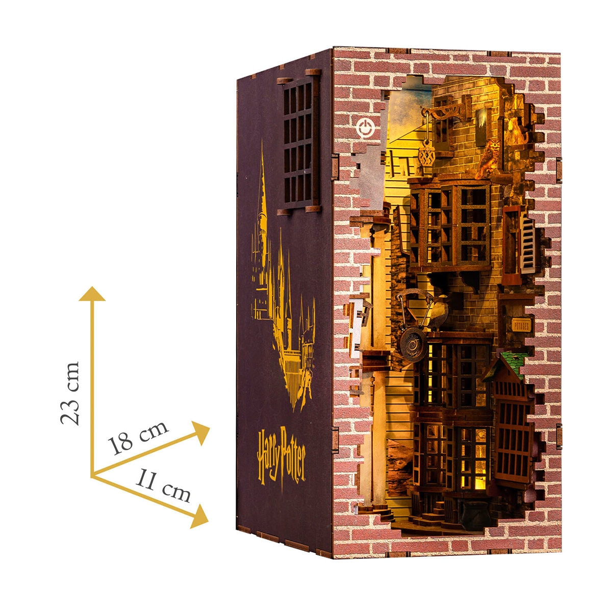 Sujeta libros con luz para montar Diagon Alley Harry Potter Revell 5